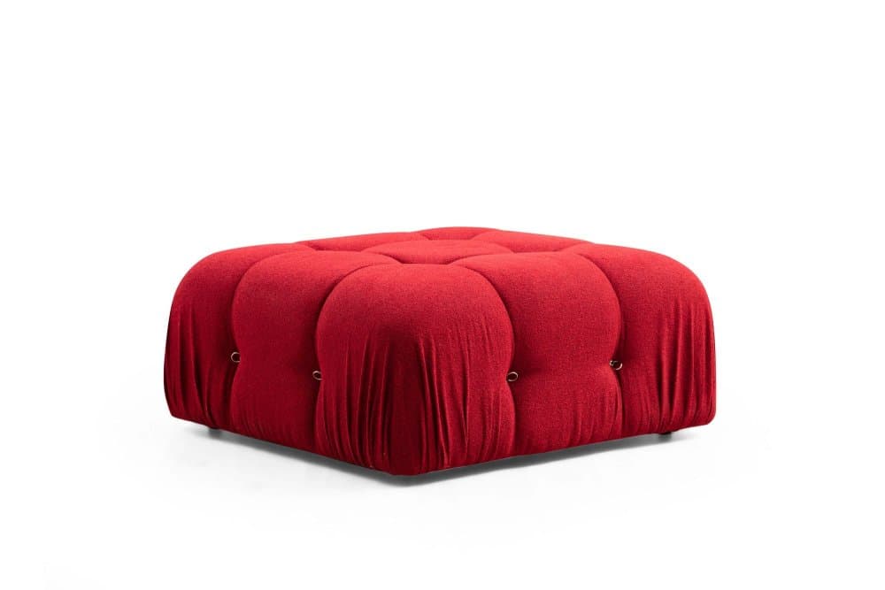 Taburetka Bubble Pouffe - Red 1
