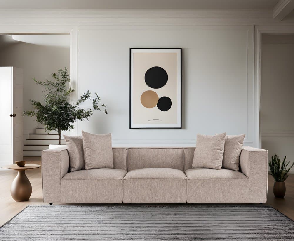 Trojmiestna pohovka Sora 3 - Sand Beige 1