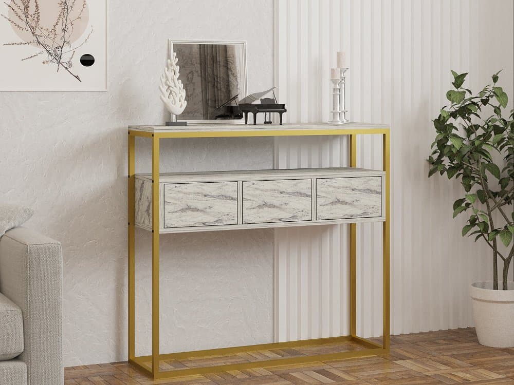 Konzolový stolík Guarda - Freesia Marble 1