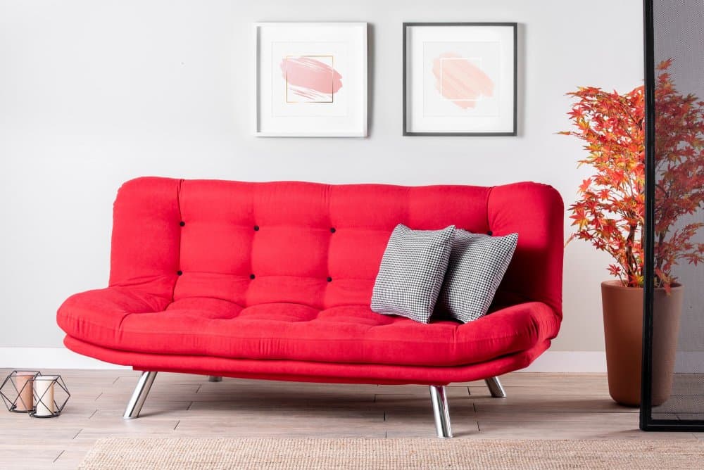 Trojmiestna rozkladacia pohovka Misa Sofabed - Red 1