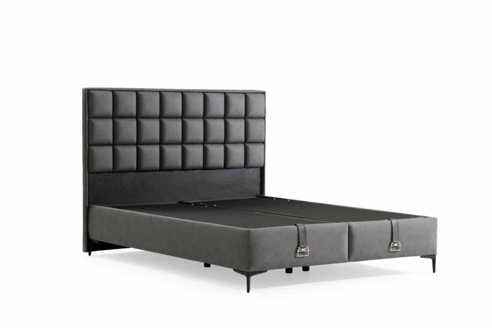 Rám manželskej postele s čelom Abella 140 x 200 - Grey 1