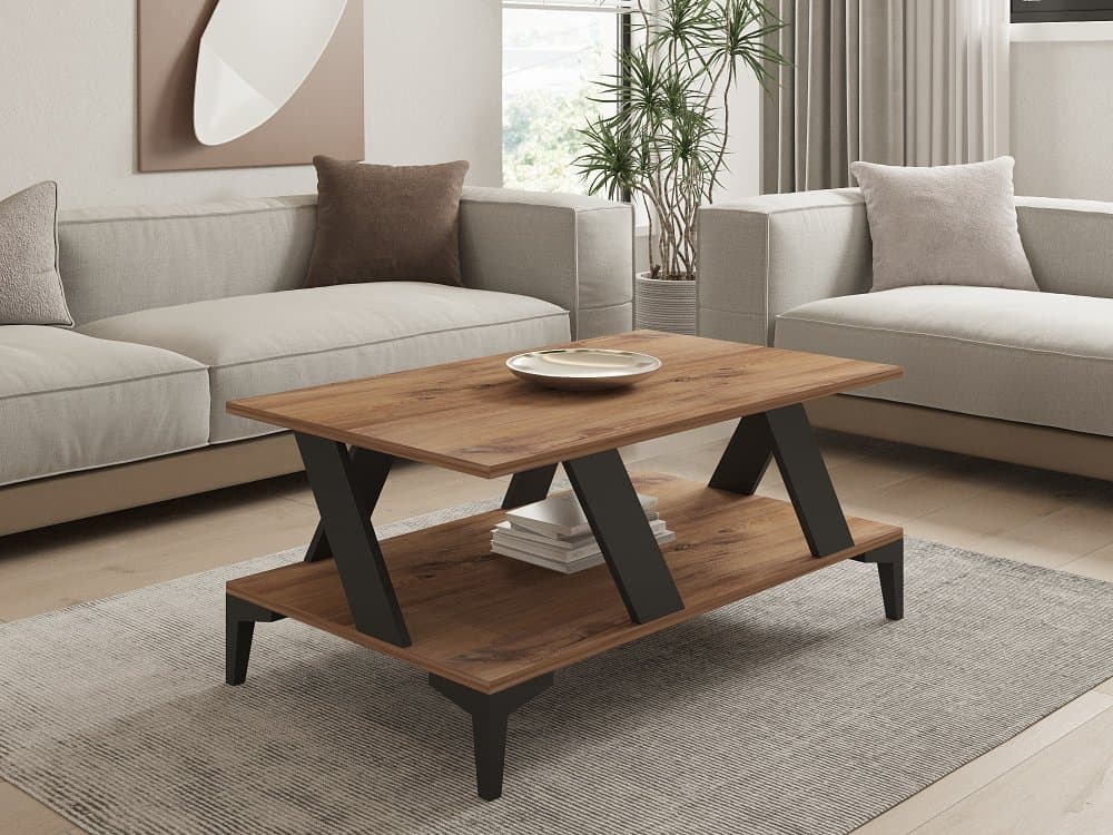 Konferenčný stolík Tabla - Anthracite, Atlantic Pine 1
