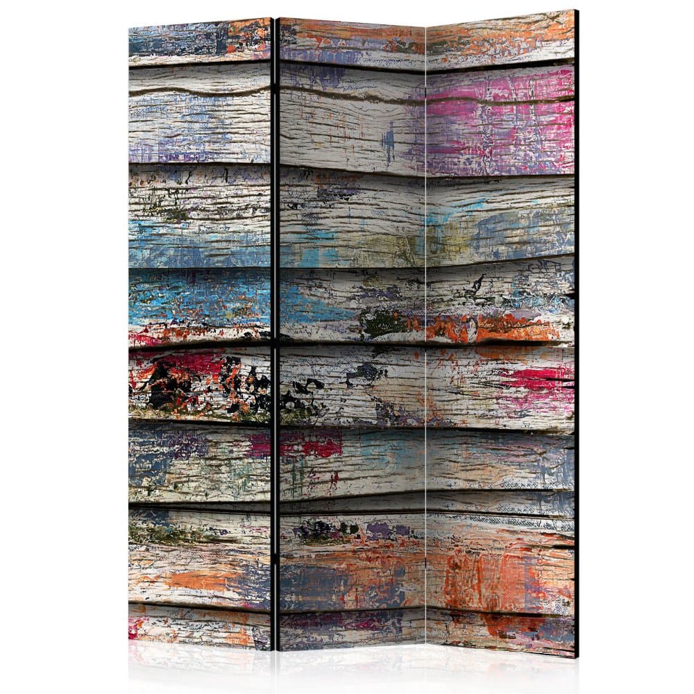 Paraván Colourful Wood Dekorhome 1