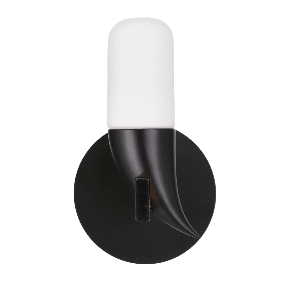 Nástenná lampa čierna LED 5,4 W 20 cm Sakai Ledea 1