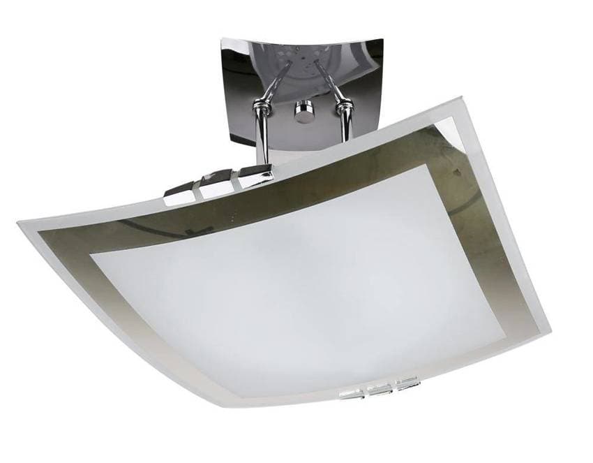 Chrómová/zrkadlová stropná lampa