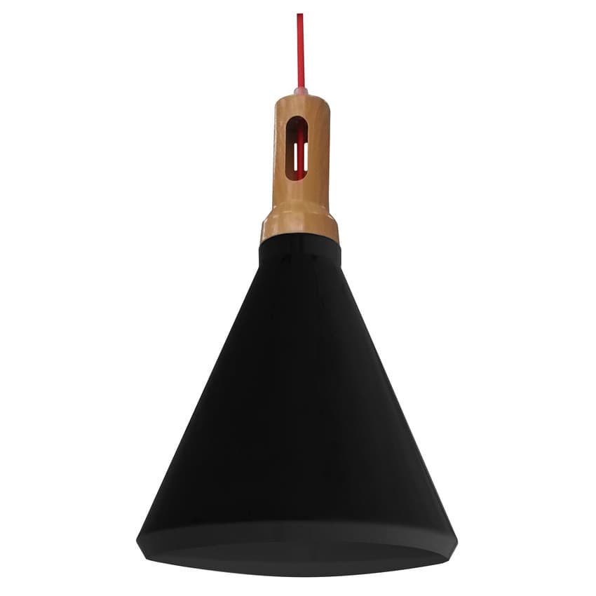 Závesná lampa Robinson 26 1X60W E27 čierno-čierna
