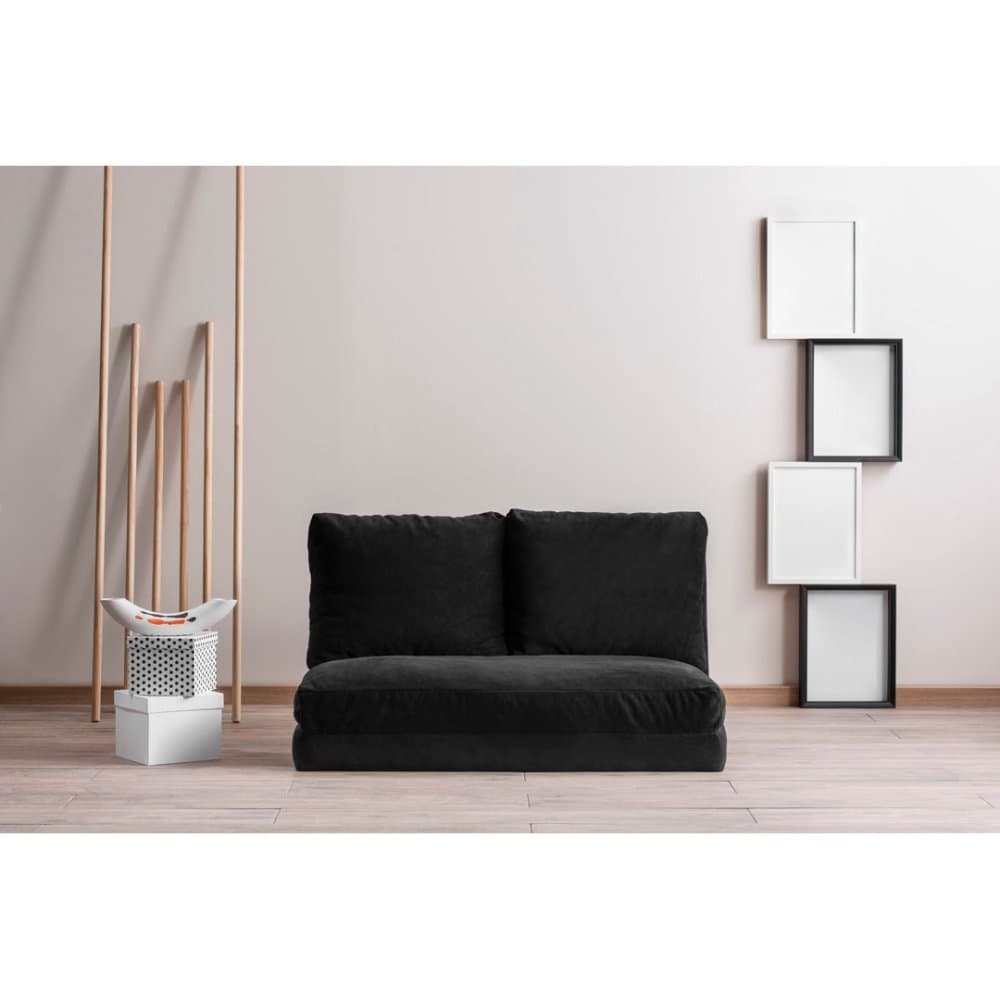 Dvojmiestna rozkladacia pohovka Taida - Black 1