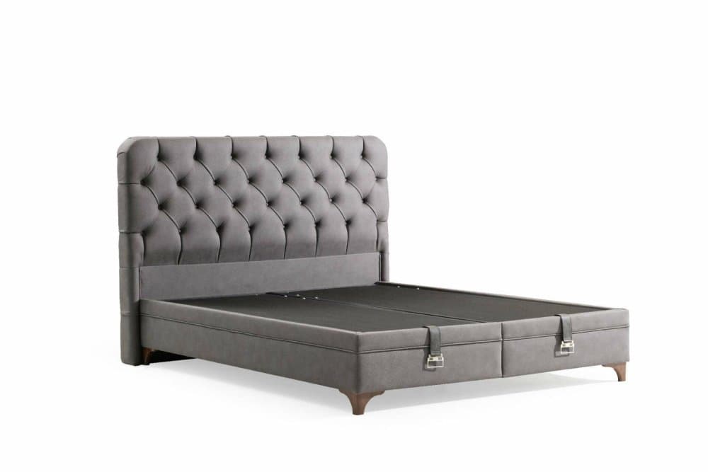 Rám manželskej postele s čelom Samira 140 x 200 - Grey