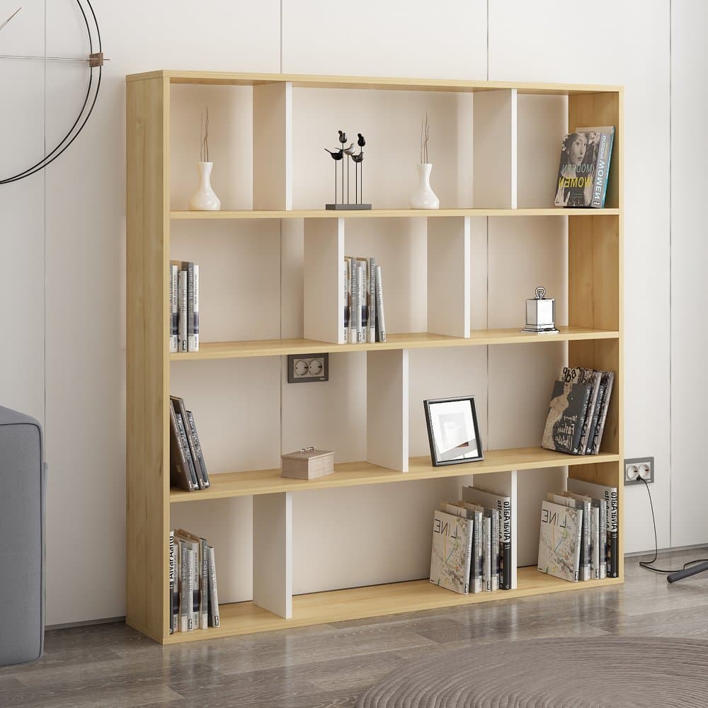 Knižnica Hodbi - Oak, White 1
