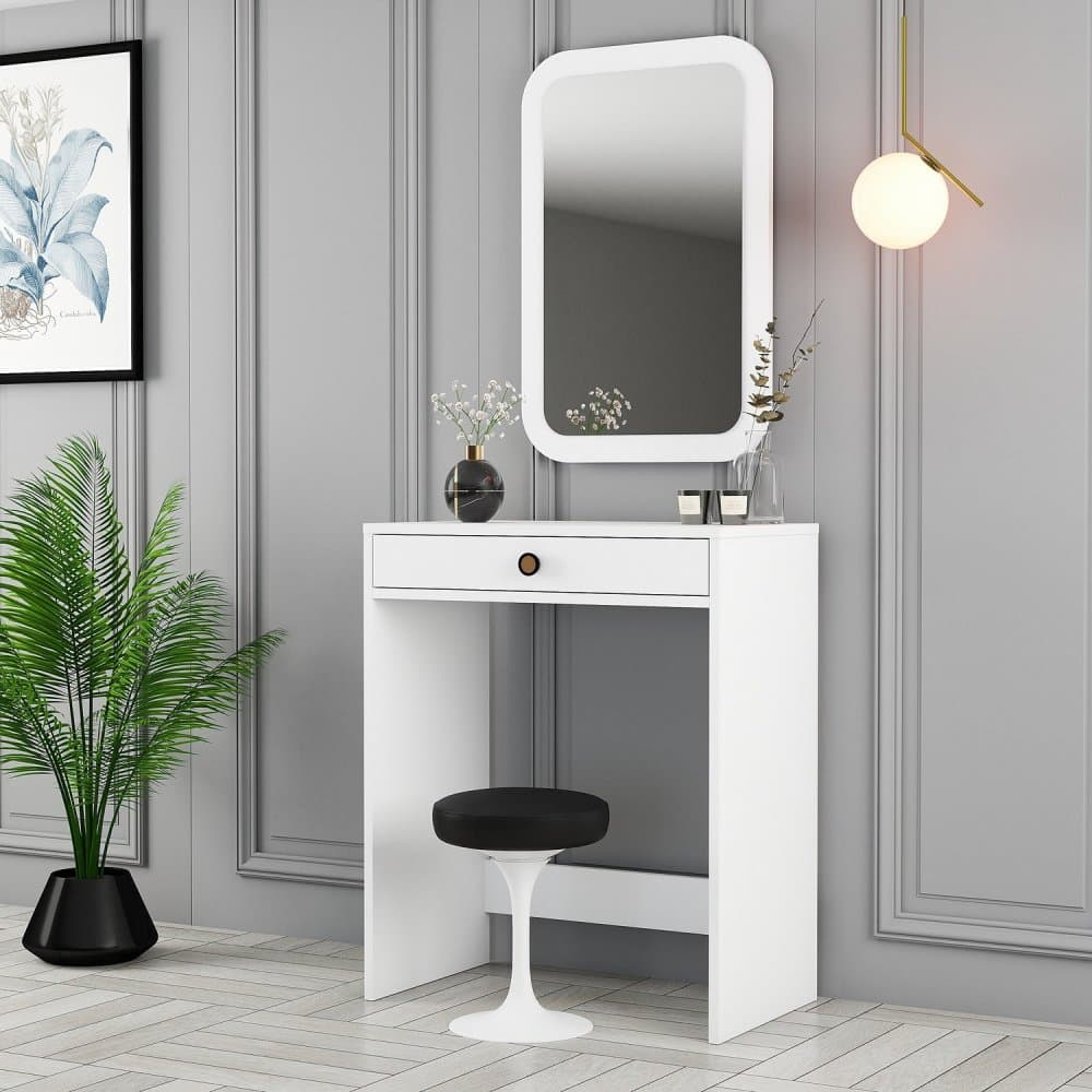 Toaletný stolík Lizbon Mirror - White 1
