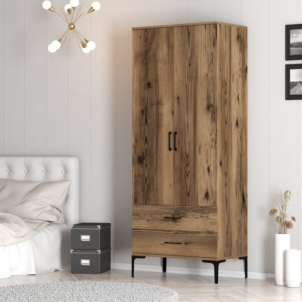 Šatníková skriňa Kumsal T - Walnut 1