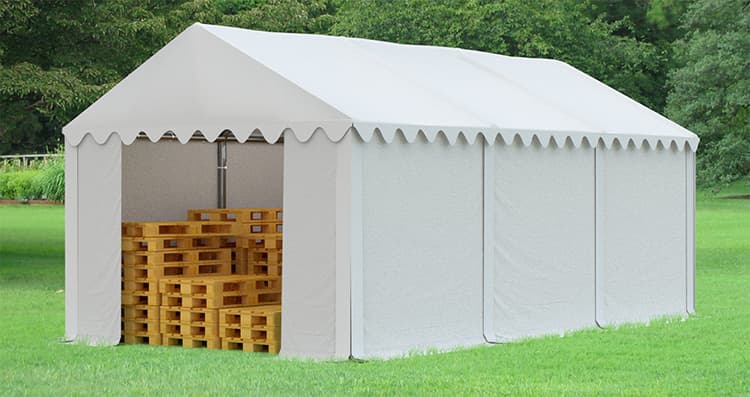 Skladový stan 3x6m biela KLASIK 1