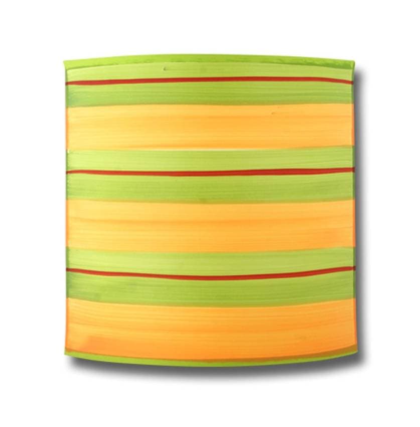 Nástenná lampa 1X40W E14 zelená oranžová MAJA