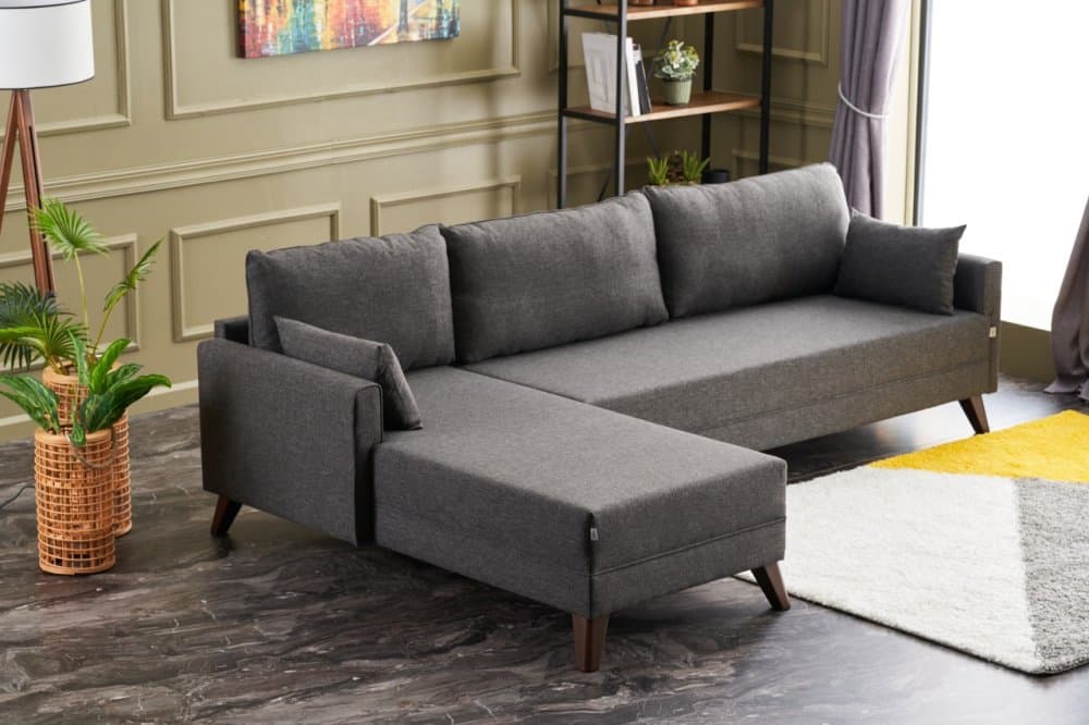 Rohová sedacia súprava / Rohová pohovka Bella Corner Sofa Left - Anthracite 1
