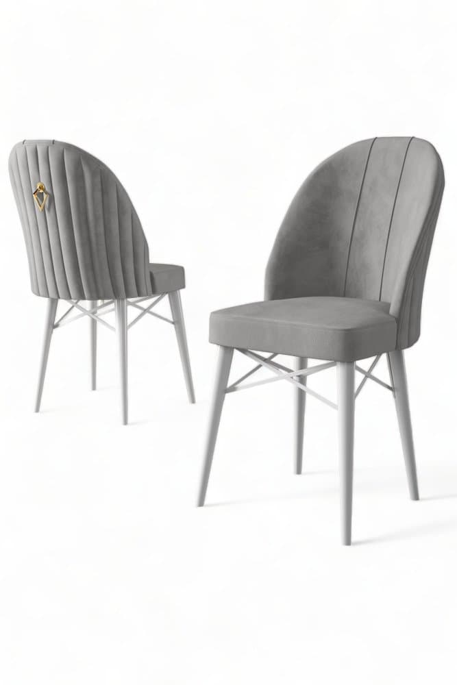 Súprava stoličiek (6 kusov) Ritim - Grey, White 1