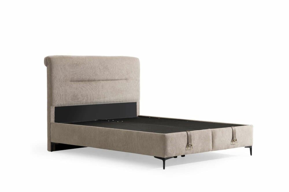 Rám manželskej postele s čelom Mia 160 x 200 - Light Brown