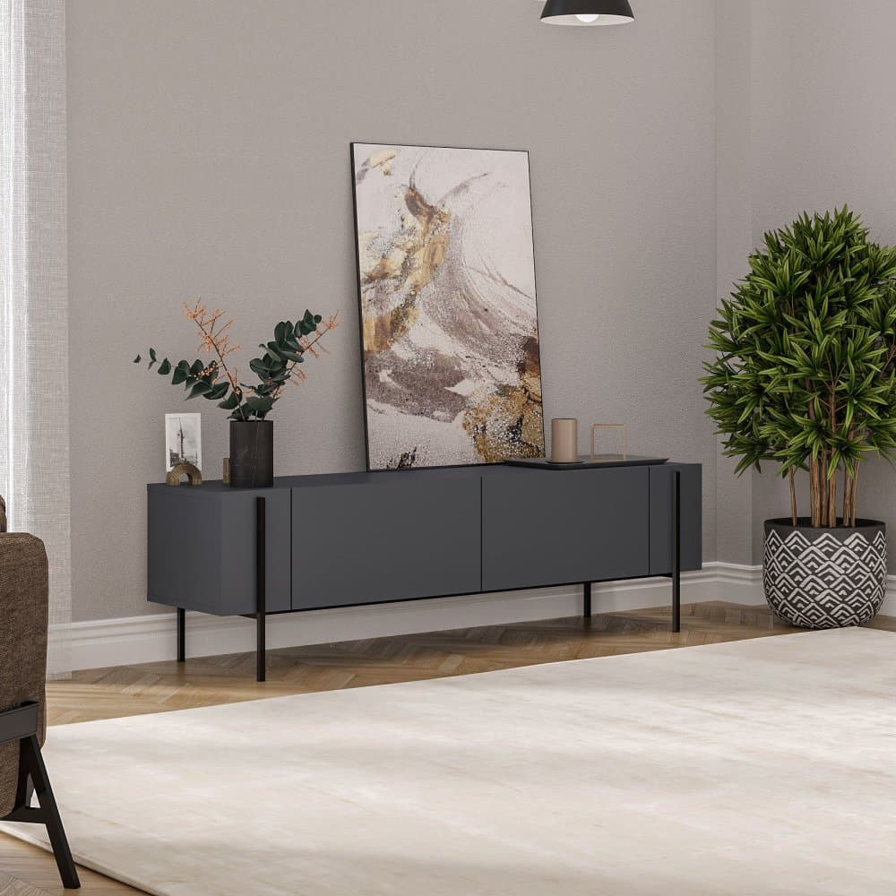 TV stolík Herman - Anthracite