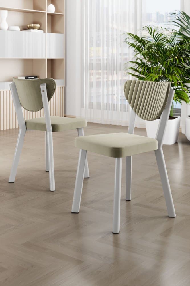 Súprava stoličiek (4 kusy) Arfe - Cream, White 1
