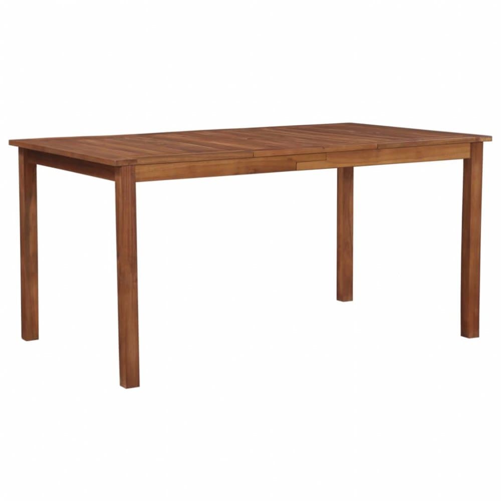 Záhradný jedálenský stôl 150 x 90 cm z akáciového dreva 1