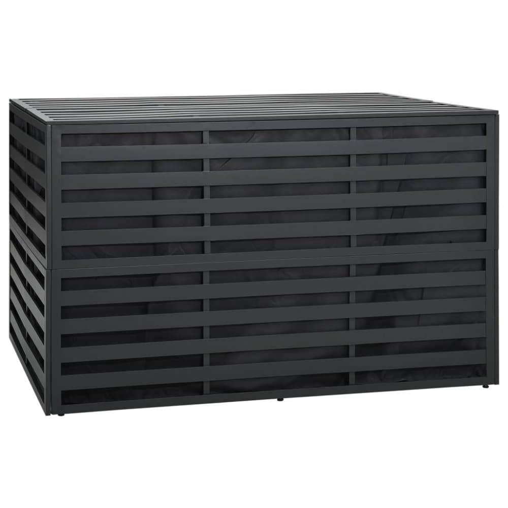 Záhradný úložný box hliník 150x100x100 cm antracit Dekorhome 1