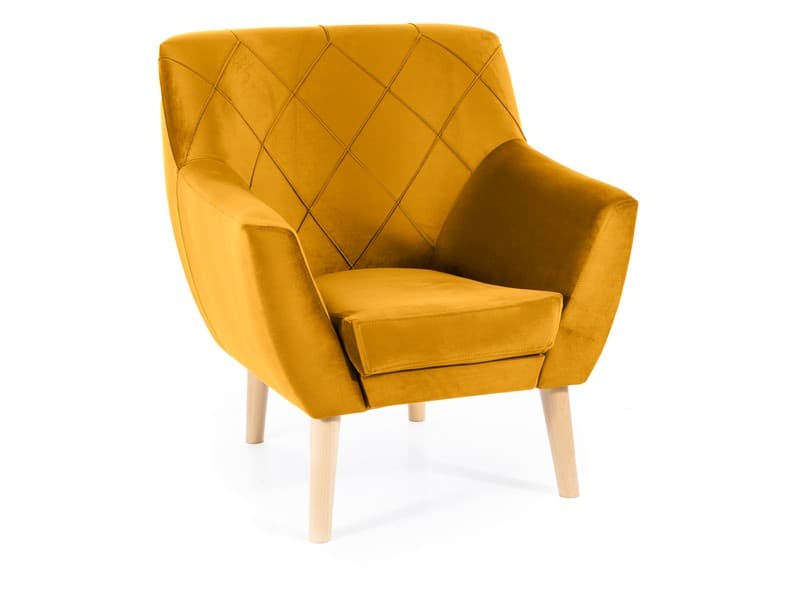 Kreslo KIER 1 VELVET buk Signal 1