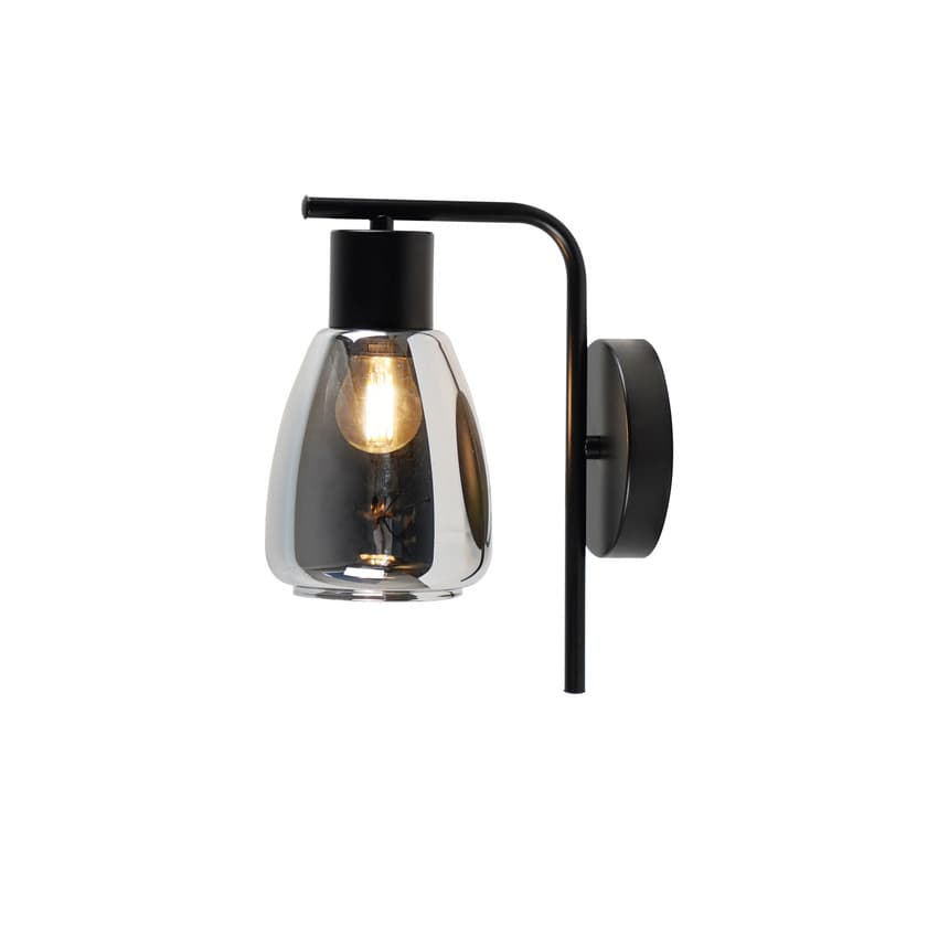 Nástenná lampa MOLDO 1x40W E27 dymové tienidlo 1