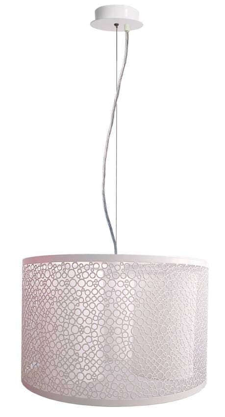 Závesná stropná lampa 3X40W E14 biela MADRAS