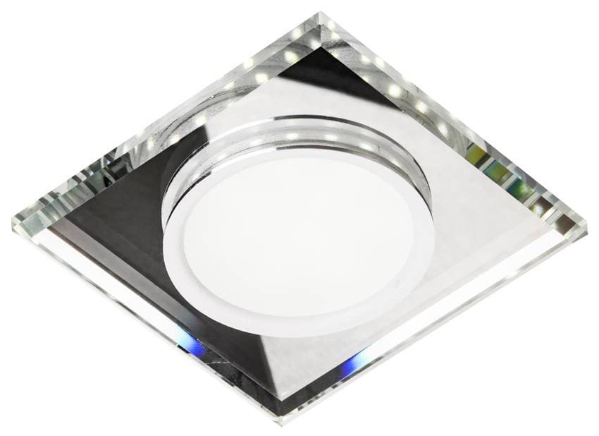 Stropné svietidlo chróm/biele štvorcové LED SSP-22 1