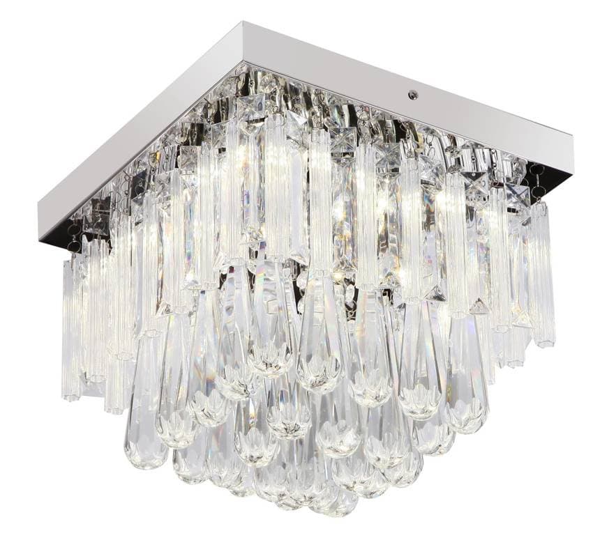 Stropné svietidlo Vidro, plafond 18W, LED, chróm 1
