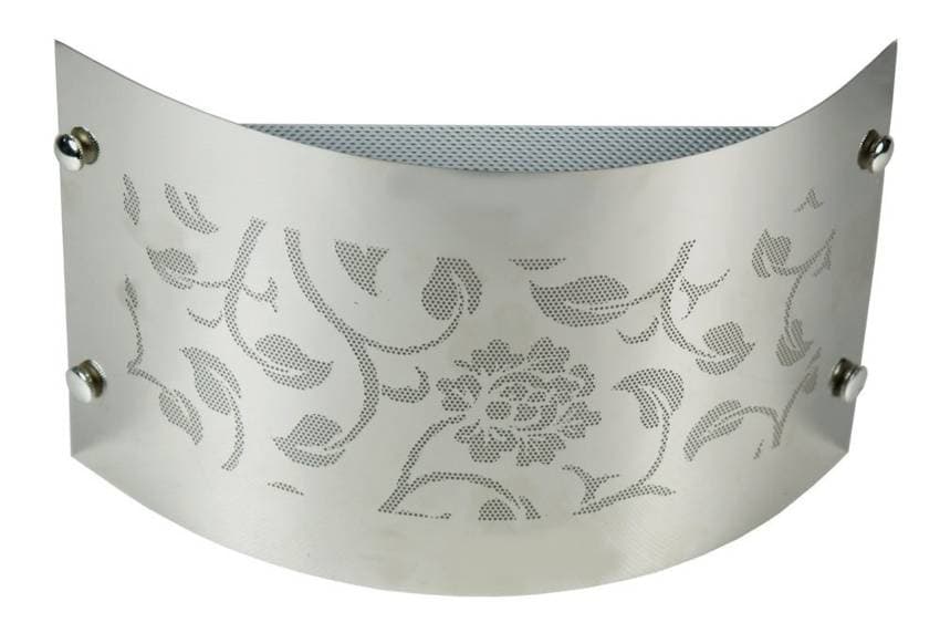Chrómová kovová nástenná lampa 40W E14 Aluno 1