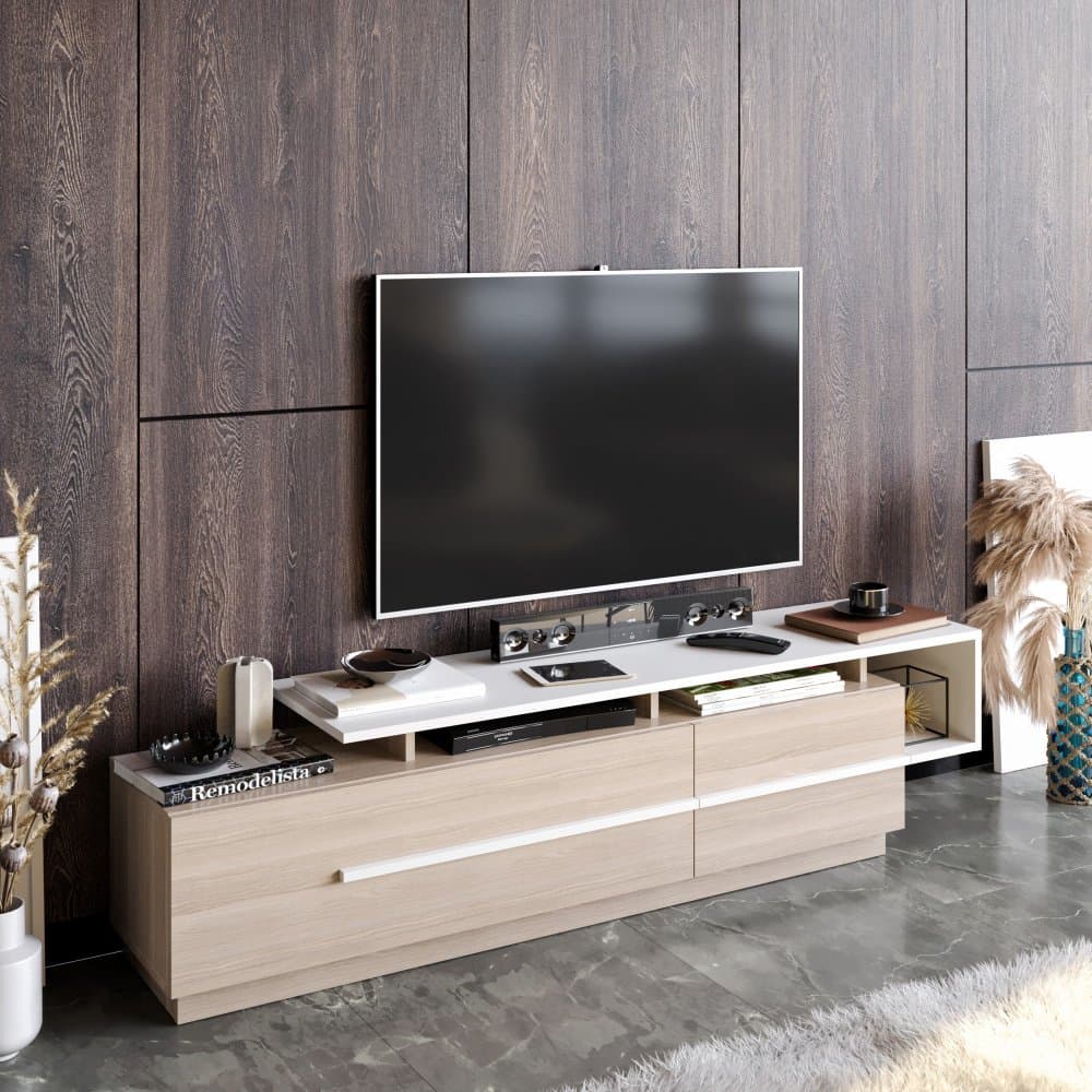 TV stolík Pia - Cordoba, White 1