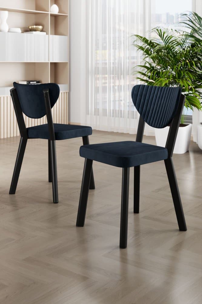 Súprava stoličiek (4 kusy) Arfe - Anthracite, Black 1