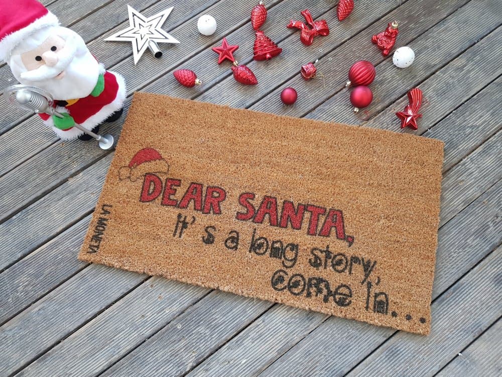 Coco Doormat Dear Santa 1