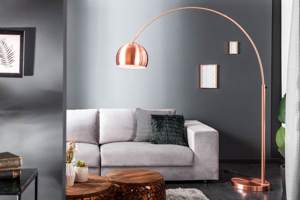Stojaca lampa BANGUI 170 - 210 cm Dekorhome