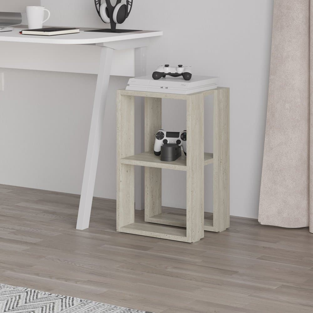 Nočný stolík Lonie - Travertine 1