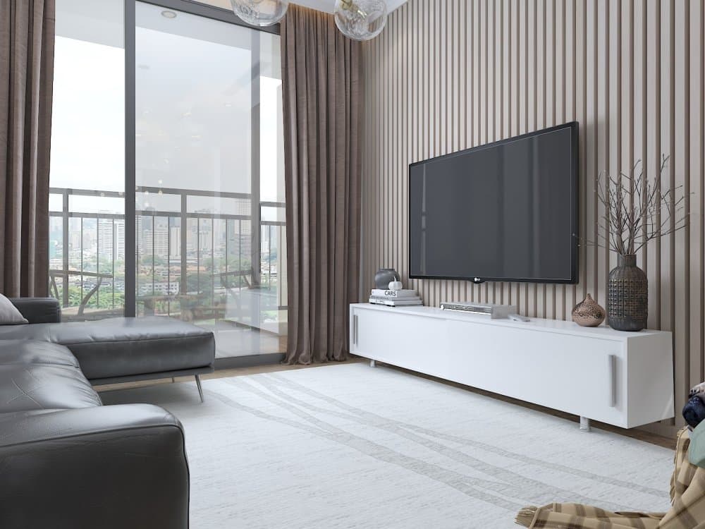 TV stolík Nehi - White, White