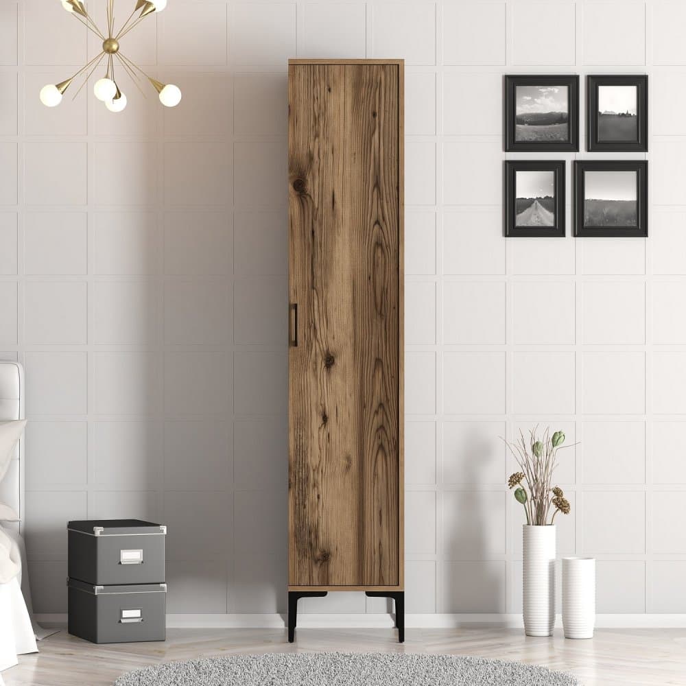 Šatníková skriňa Kumsal S - Walnut