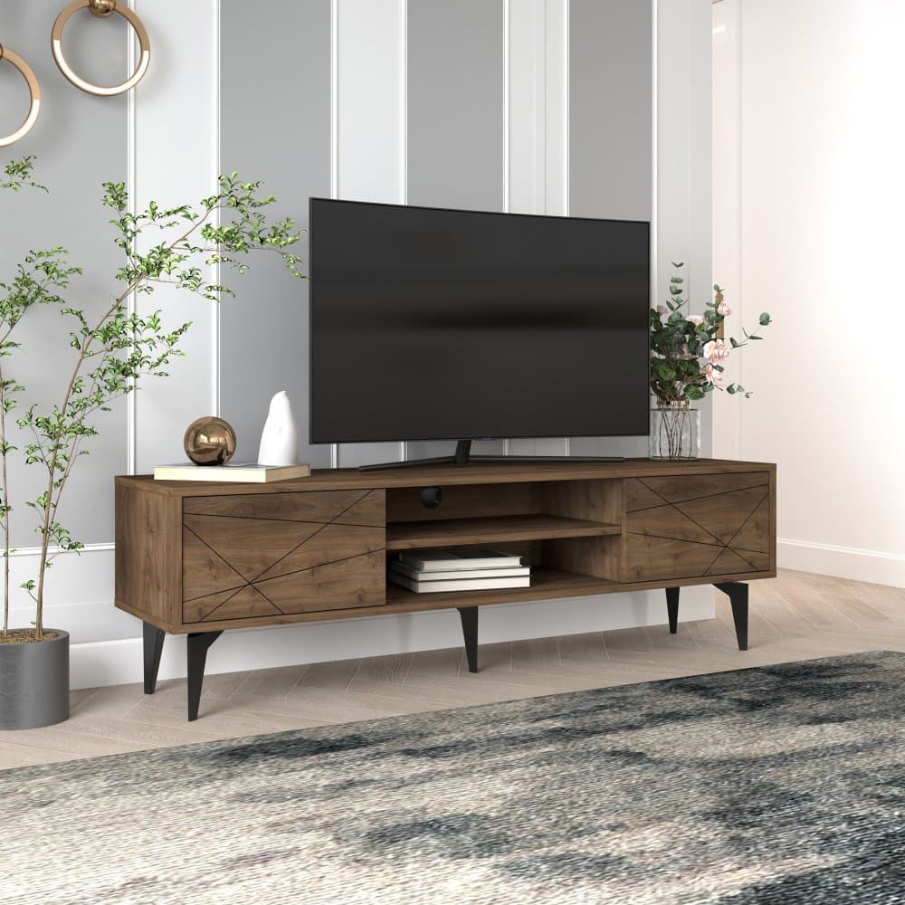 TV stolík Brendon - Walnut 1