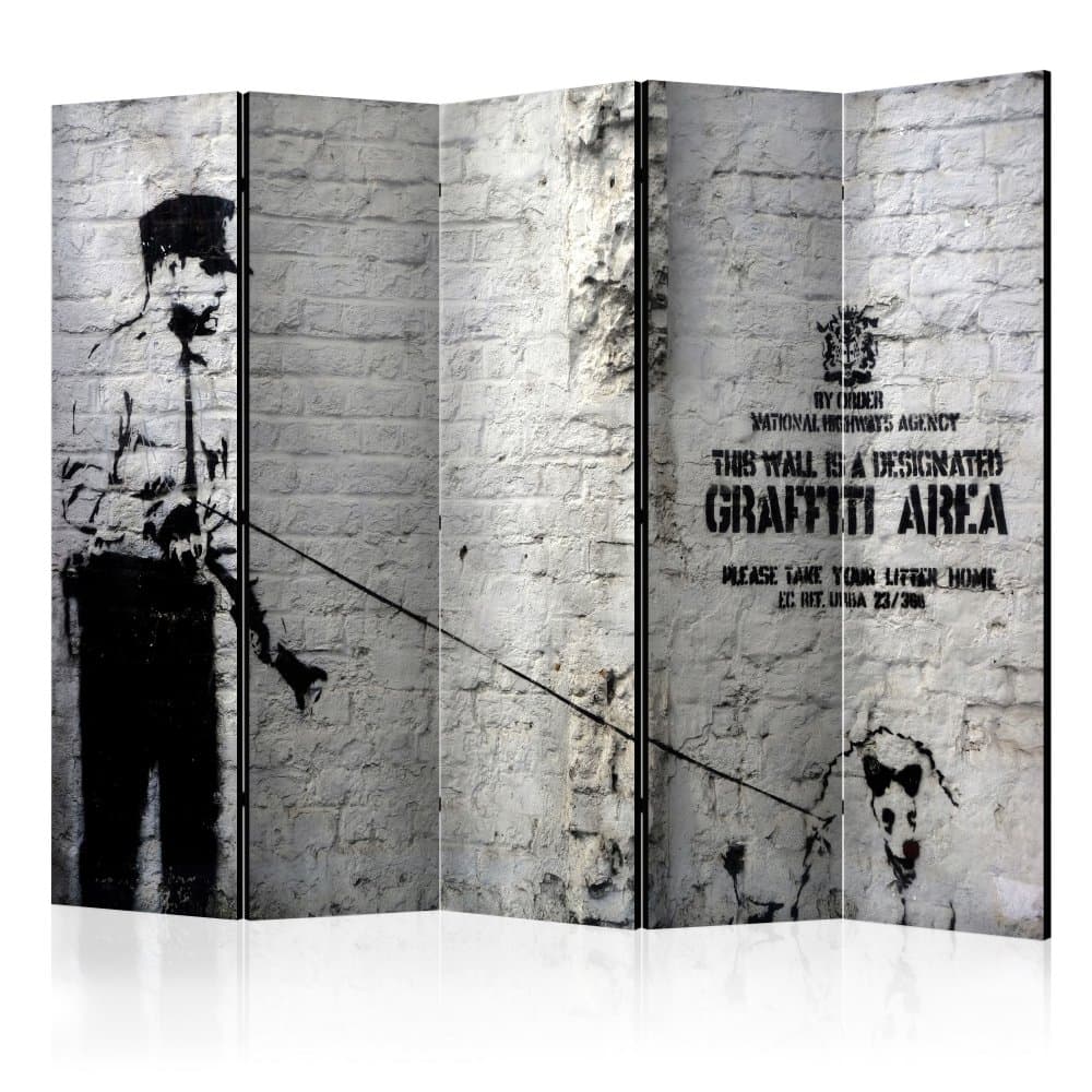 Paraván Banksy - Graffiti Area Dekorhome 1