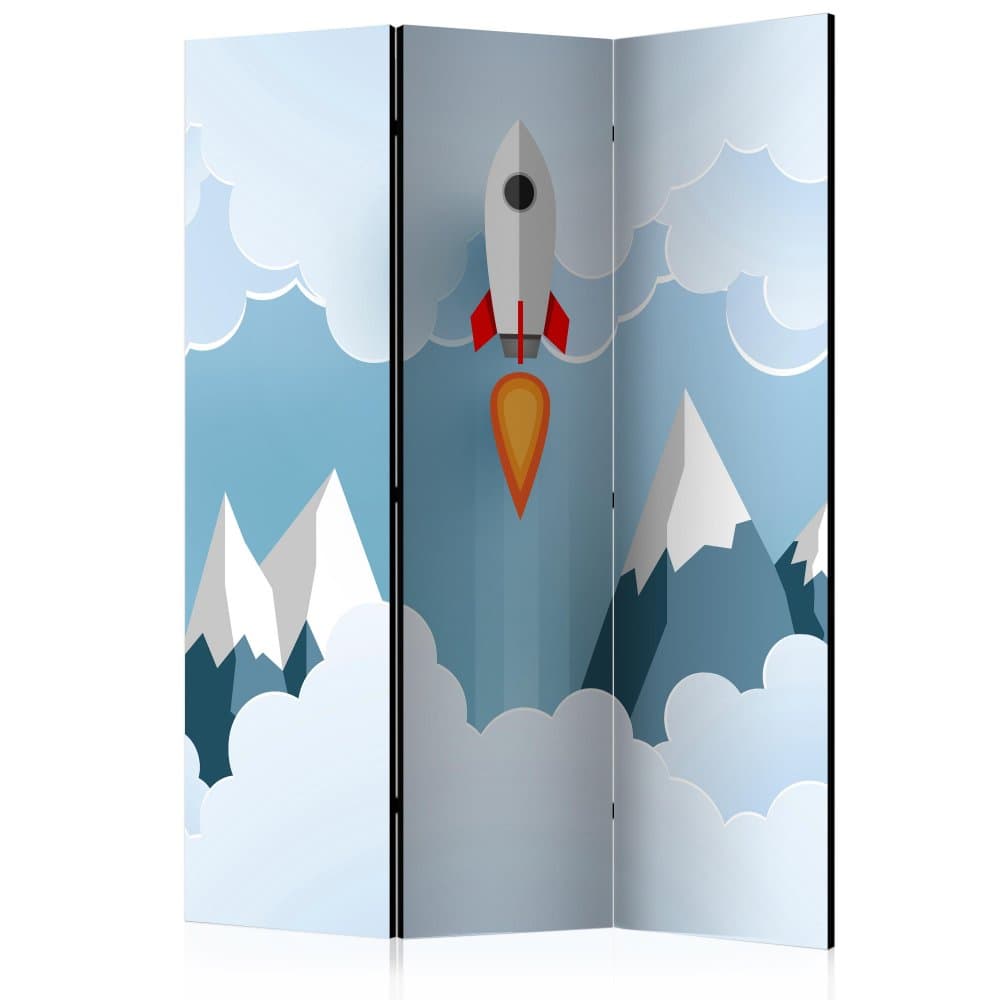 Paraván Rocket in the Clouds Dekorhome 1