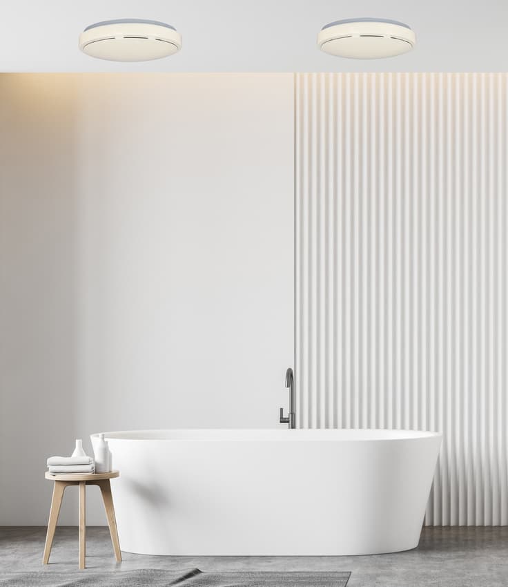 Stropné svietidlo Jasper 12W LED 26Cm Biele 4000K IP44 1