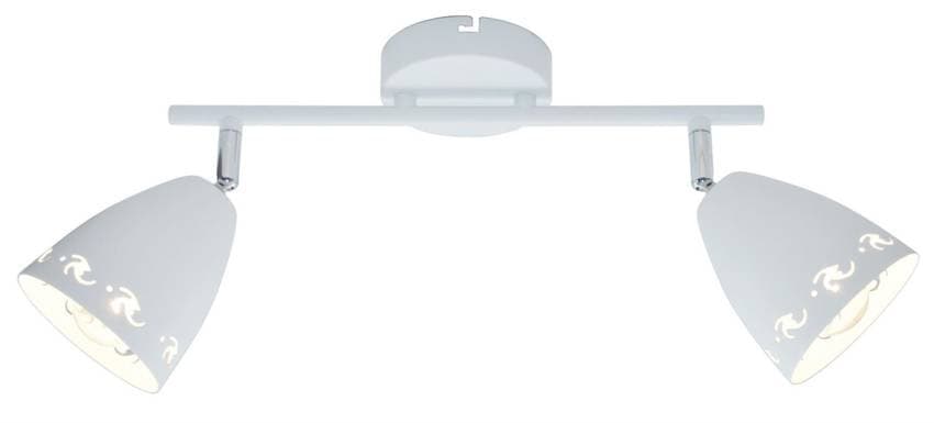 Nástenná lampa 2X40W E14 biela matná COTY 1
