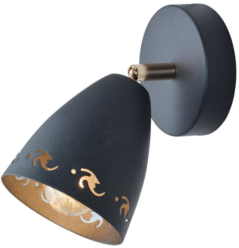 Nástenná lampa 1X40W E14 čierna COTY 1