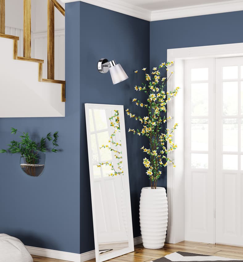 Nástenná lampa 1X40W E14 chróm PIN 1
