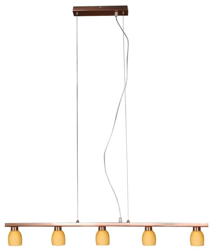 Stropná lampa Dakota 5X40W G9 medená 1