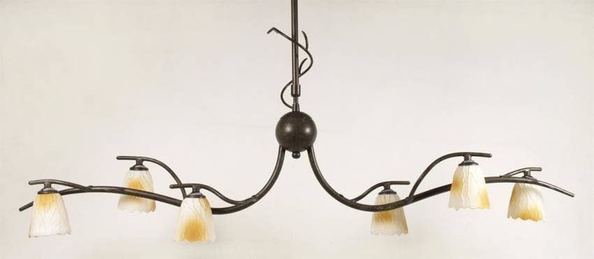 Stropná lampa Mikado 6*40W G9 patina 1