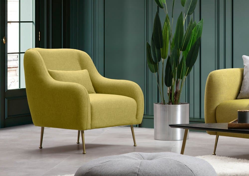 Kreslo ušiak Sevilla Armchair - Yellow 1