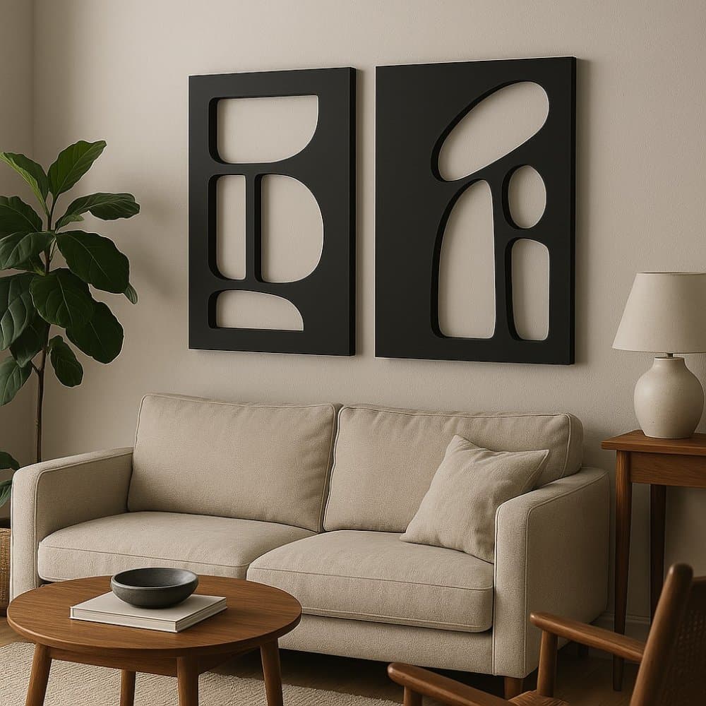 Dekoratívny obraz z MDF (2 kusy) Hhloyma00004 - 50 x 70 1