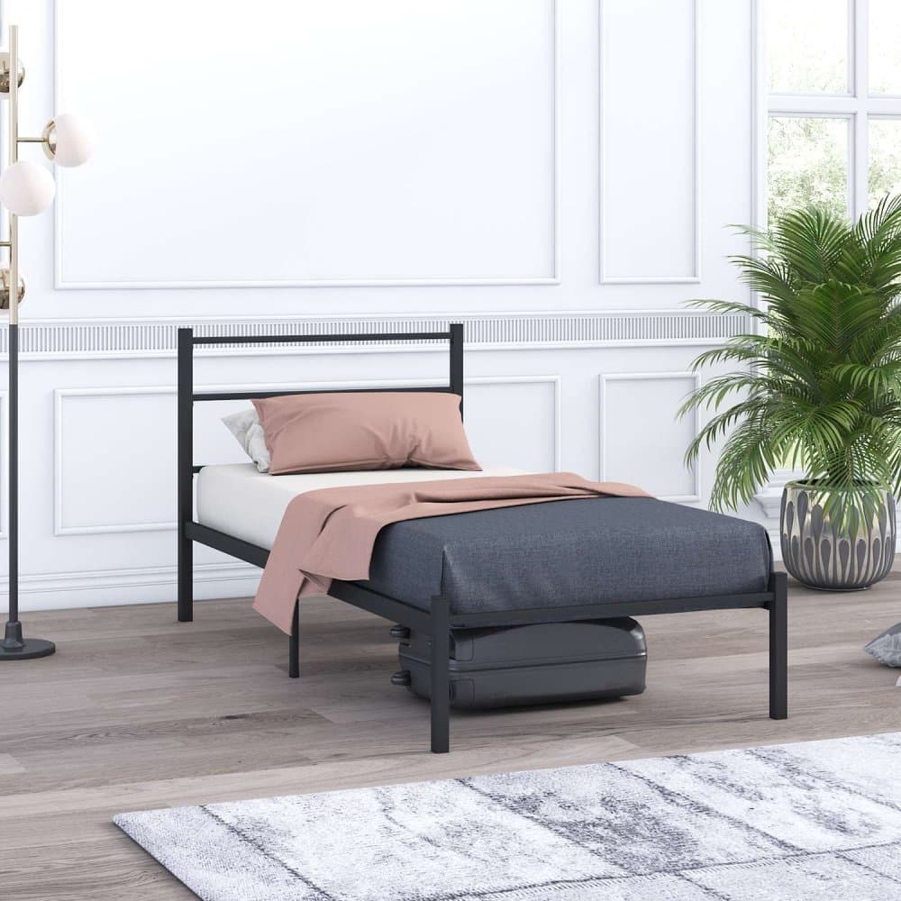 Rám jednolôžkovej postele Basic - Black 100x200