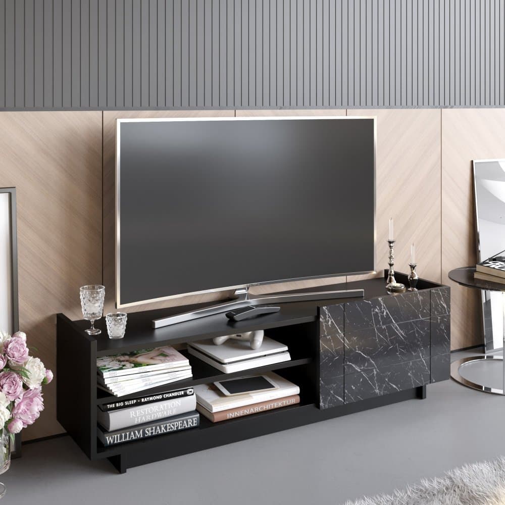TV stolík Valantina - Black 1